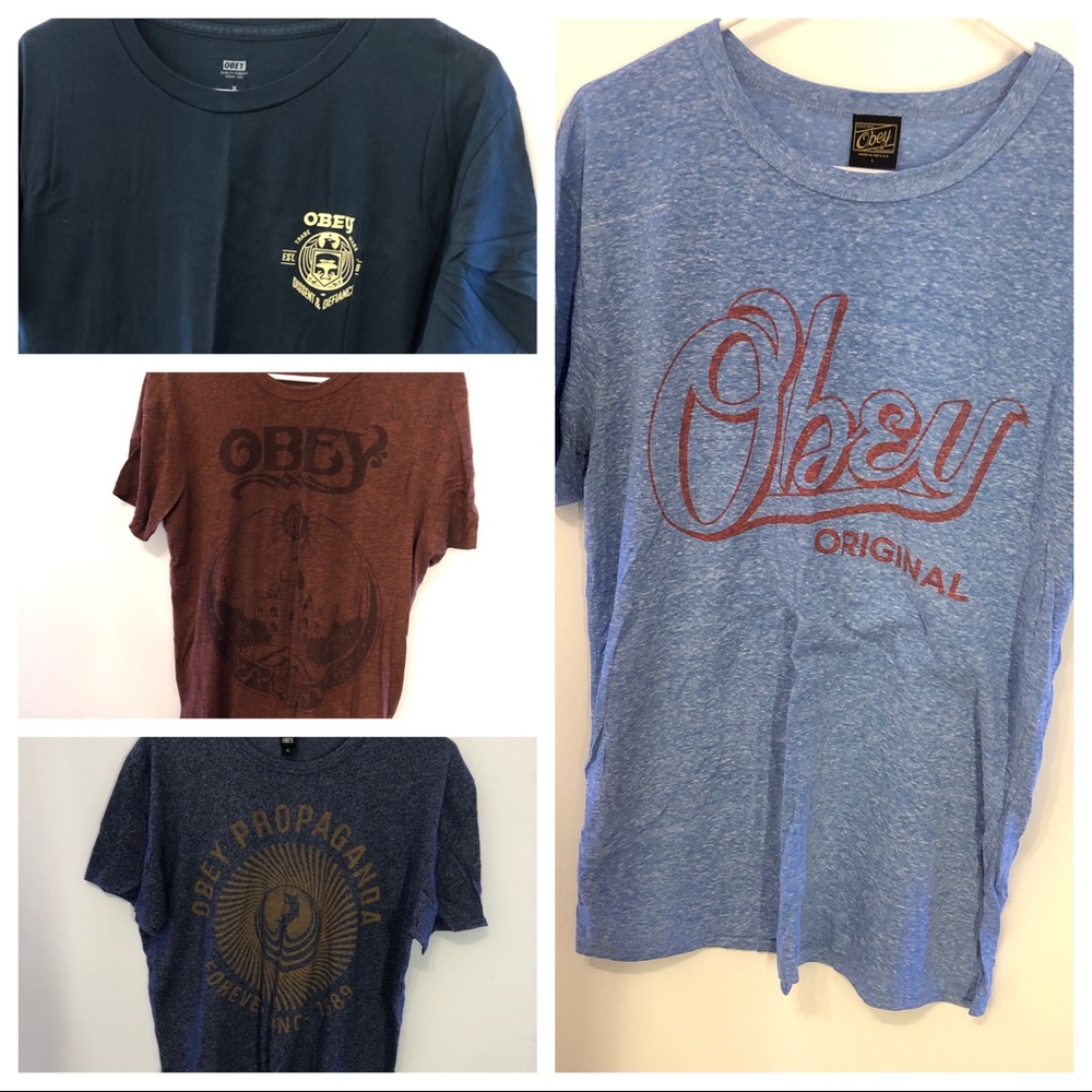 Bundle of OBEY Shirts!!! - Picture 2 of 11